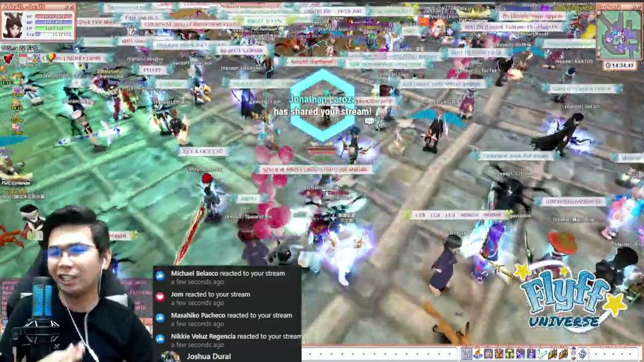 Flyff Universe - Upgrading +7 Weapon Using Low Sprotect