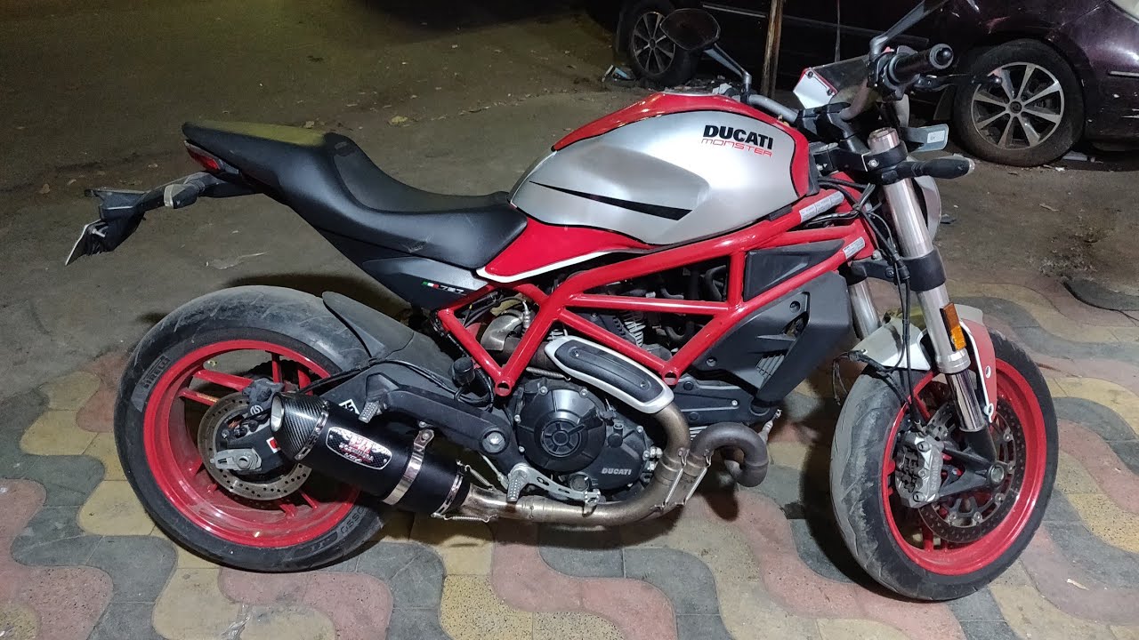 DUCATI MONSTER EXHAUSTducati monster loud accessories mirzapur 
