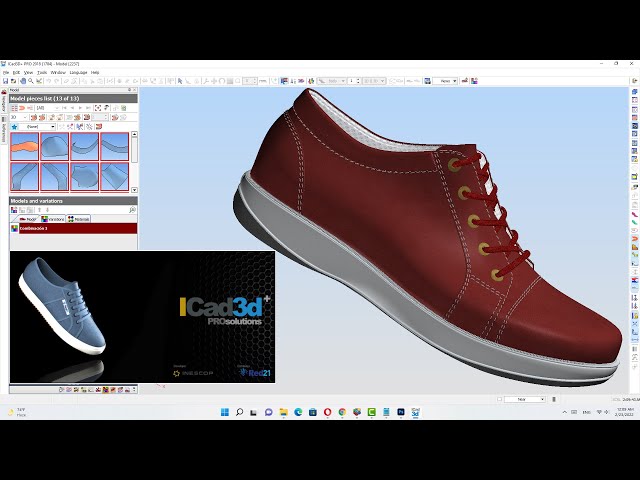 ICad3D+ Pro 2018 3D Footwear Design Software | Full Pack Unlimited | Work All Windows 32Bit & 64Bit class=