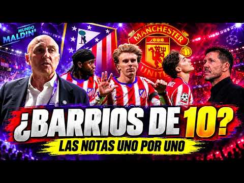 IS PABLO BARRIOS A 10? AND CARDOSO? BAENA, LOOKMAN, JULIÁN... MY PLAYER RATINGS FOR ATLETI VS MAN...