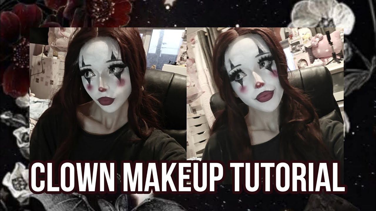 Clown makeup tutorial ⋆.˚🃏⋆ ⋆˙ - YouTube