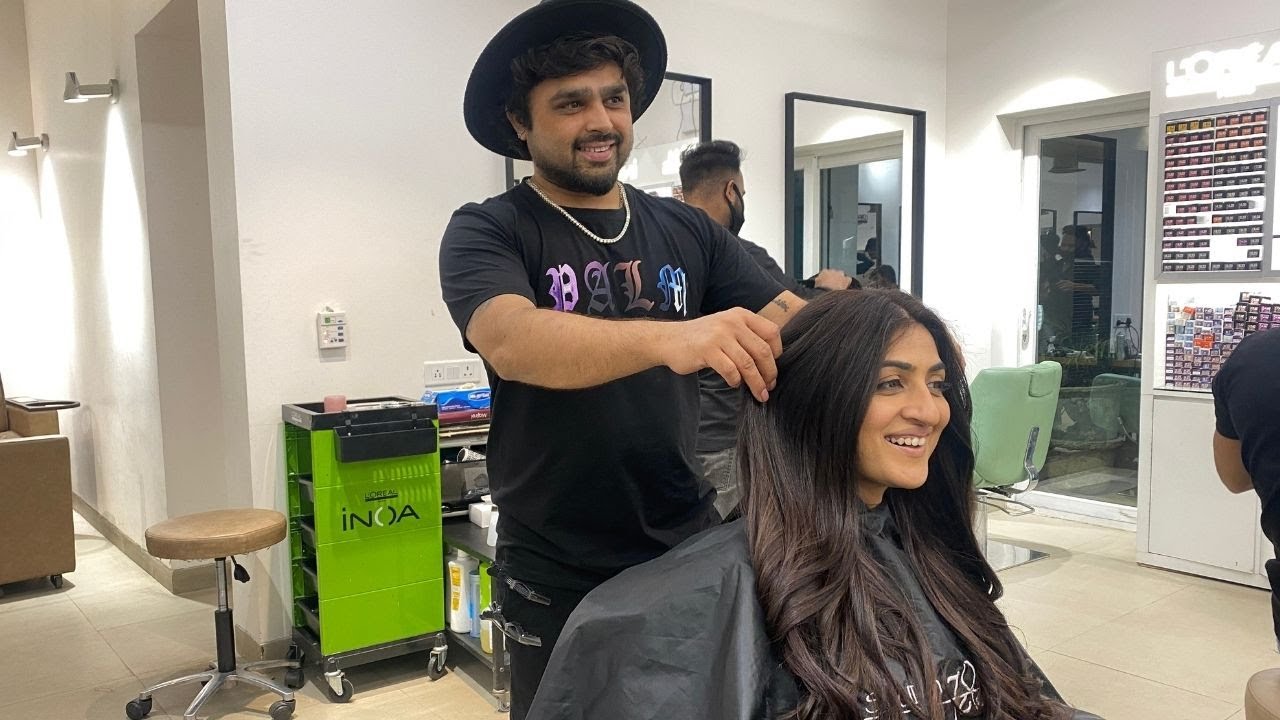 Time for Makeover at Best Hair Salon In Delhi by Rashid Salmani - YouTube
