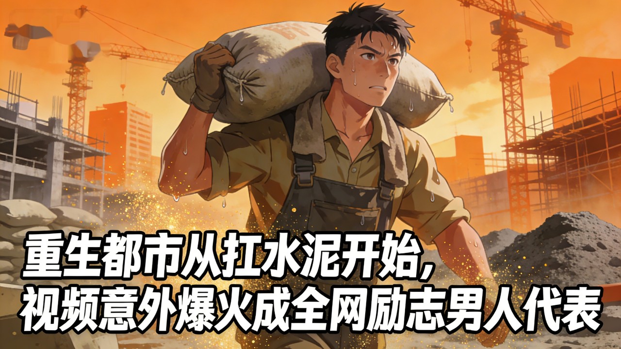 重生都市从扛水泥开始，视频意外爆火成全网励志男人代表。重生归来，从最底层开始，用汗水书写逆袭传奇#小說推薦 #逆襲 #重生 #玄幻 #修仙 #種田 #年代小說 #都市 #漫畫 #劇情 #動漫