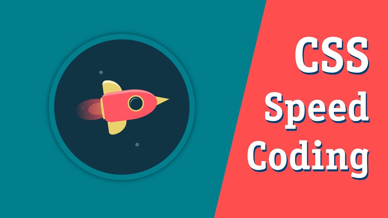 CSS speed coding - Space rocket flying in sky - YouTube