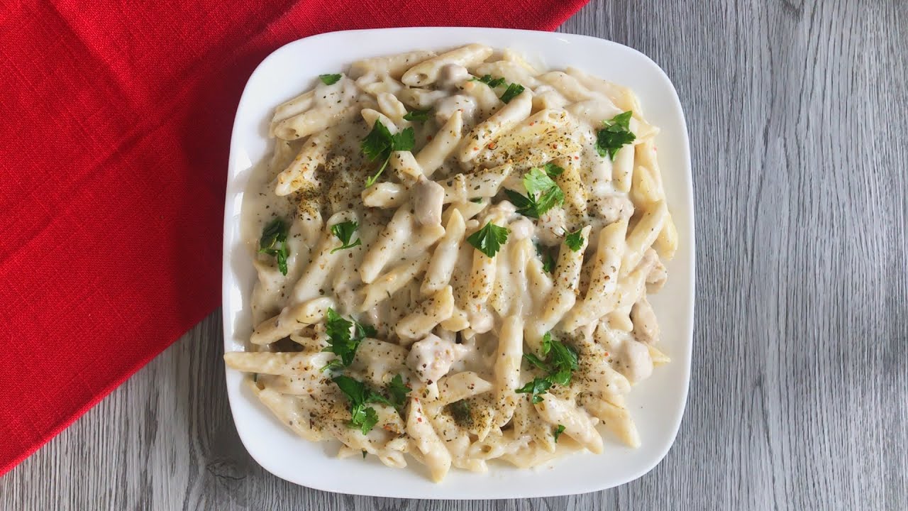Creamy Chicken Alfredo Pasta -- Easy Dinner - YouTube