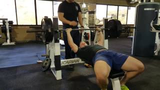 Bench 315lbx5x3 (Volume PR) + Slingshot Bench 315lbx3x10 20161229