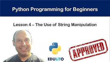 Python Tutorial for Absolute Beginners #4 - The Use of String Manipulation