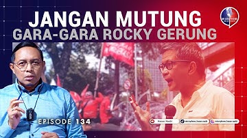 Jangan Mutung Gara-gara Rocky Gerung