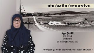 Ayşe Şahi̇n / Ümraniyeye Geldiğimiz Zaman Nefes Alıyorum.