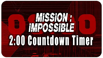 Mission Impossible 💣2 minute ⏰ Count Down Timer screen cracking ending