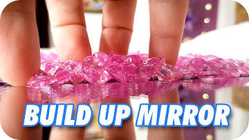 ASMR Build Up Brushing & Camera Tapping on Mirror w/Loose Items