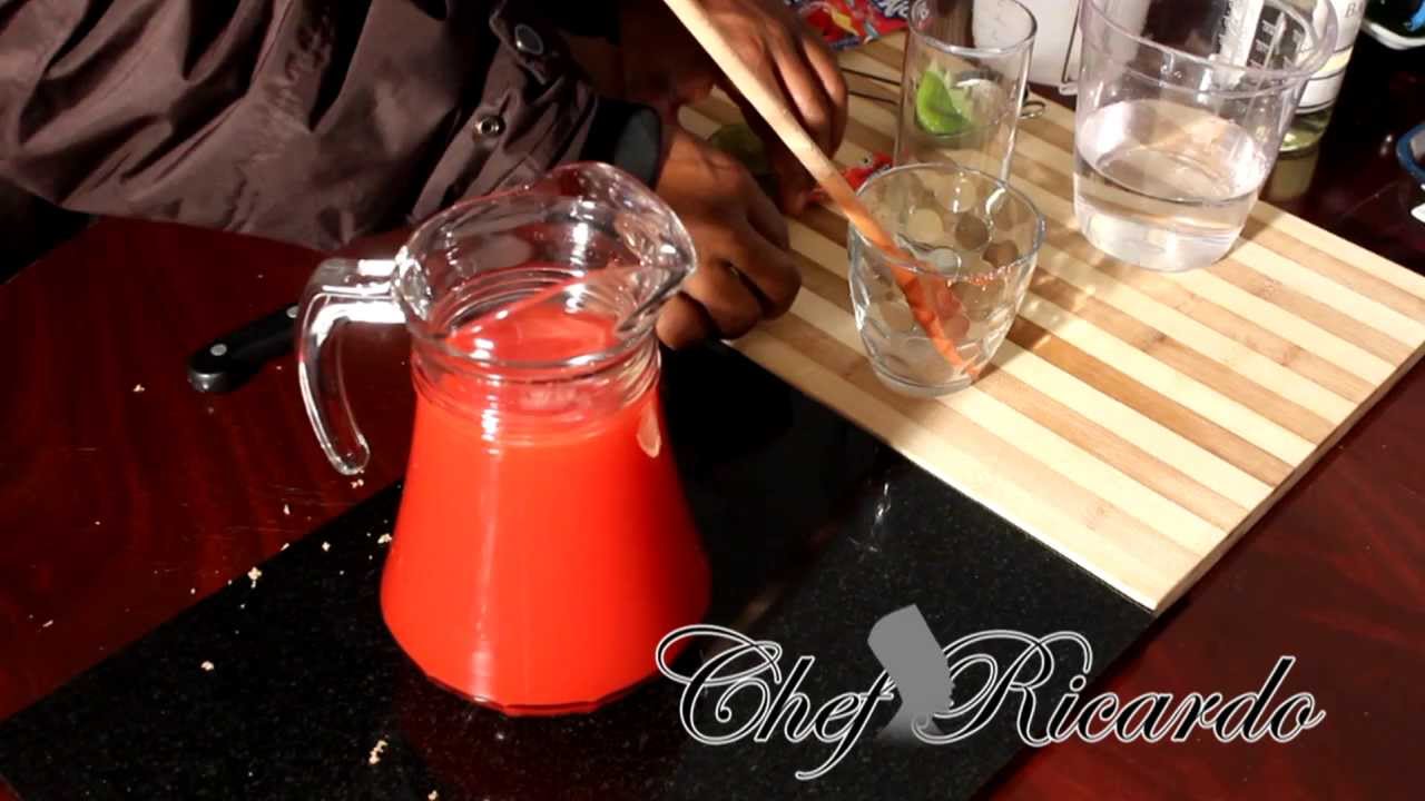 Jamaica Cool-Aid Drink With Lemon | Recipes By Chef Ricardo | Chef Ricardo Cooking