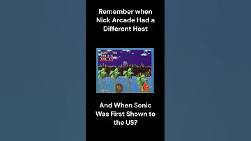 Remember When Sonic was Played on the Nick Arcade Pilot?