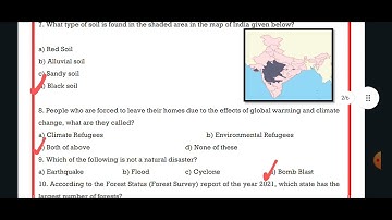 10th Class S.S.T Competency Based Weekly Practice Sheet1 Solution #10thsst #10th #10thclass #pseb