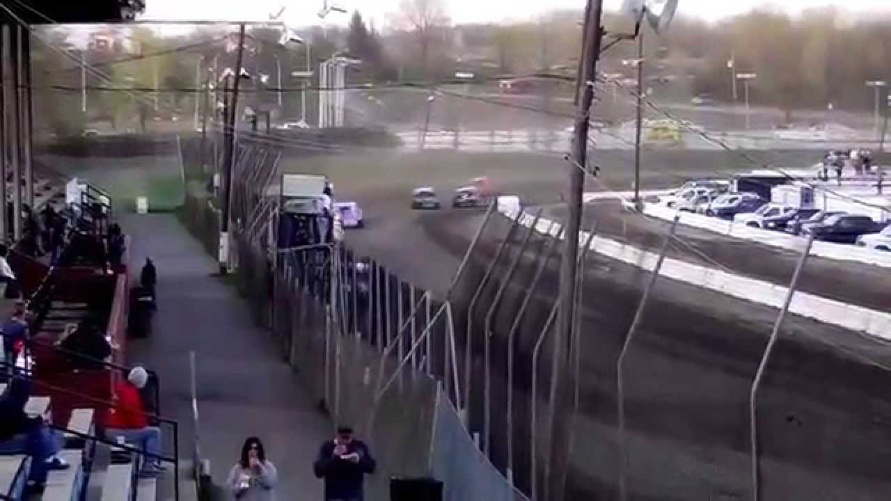 speedway llc OCFS Big Block Modified Heat # 1 4/27/2013