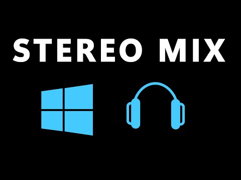 How Get or Enable Stereo Mix 10 - YouTube