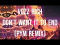 Vozz Rich - Don't Want It To End (PYM Remix)