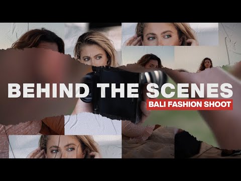 Bali Fashion Shoot | BTS | Photoshoot behind the scenes