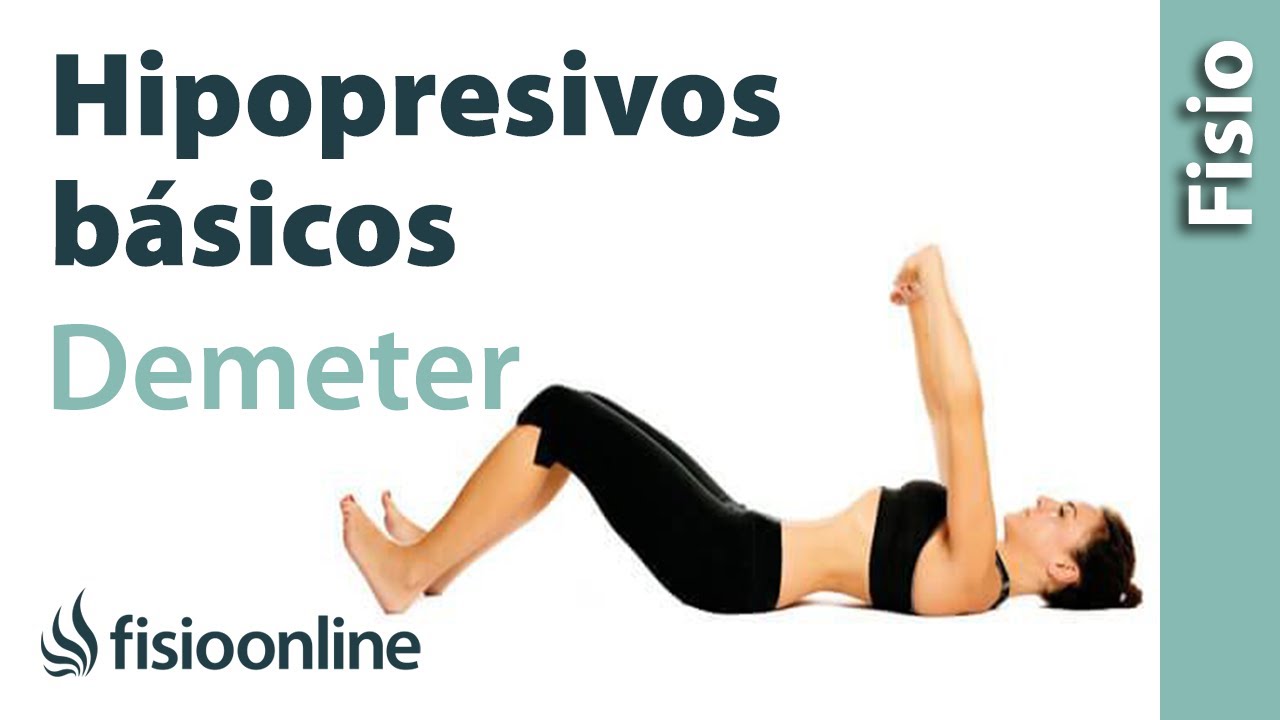 Ejercicio hipopresivo básico: Postura de Demeter