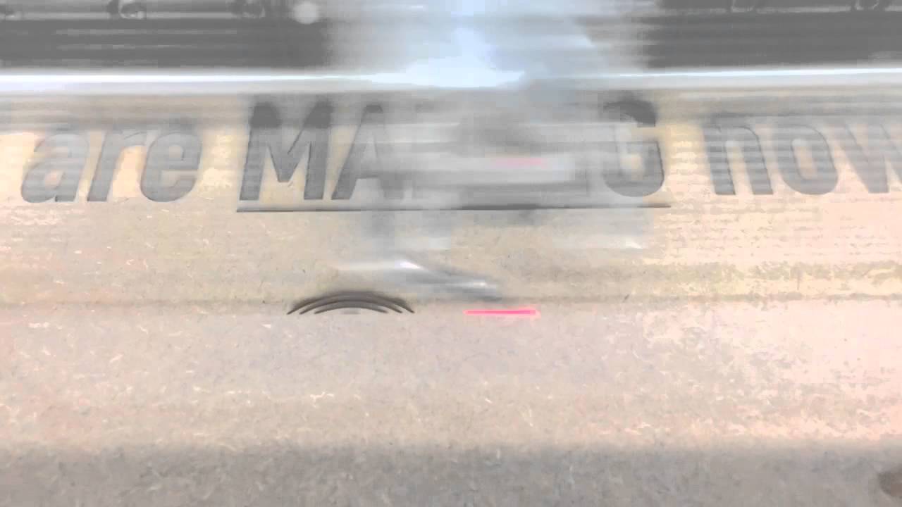 Copy of FabAcademy2016 w3 Laser Cutter Time lapse