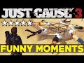 Just cause 3 funny moments ep1 jc3 epic moments funtage montage gameplay