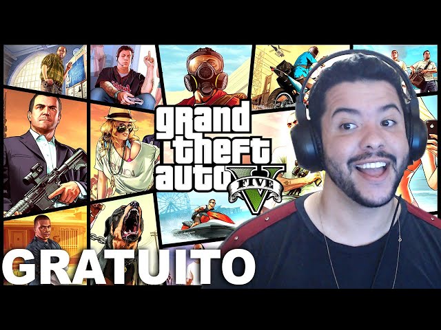 GTA V De Graça - Como Baixar GRÁTIS Via Epic Games SEM ERROS! (PC) 