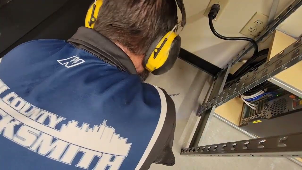 How to bolt a safe base plate down drilling into concrete, hammer drill, carbide drill bits