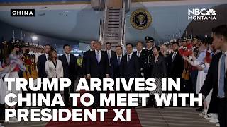 Trump arrives in China, with remarks expected during high-level meetings