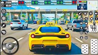 Taxi Racing Car Avoid Traffic Jams on Highway [Part:2]- Taxi Car Game 3d 2026 screenshot 1