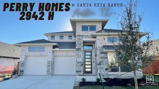 Austin, Texas | Perry Homes 2942 H  | Actual Client Home | Santa Rita Ranch | Liberty Hill