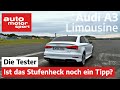 Audi A3 Limousine: Quattro-Stufenheck kurz vor der Ablösung - Test/Review | auto motor und sport