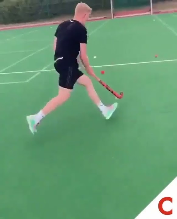 challenging himself with Elimination Moves Field hockey Tutorial