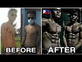 TWIN BROTHERS CALISTHENICS Filipino body transformation from skinny to muscular