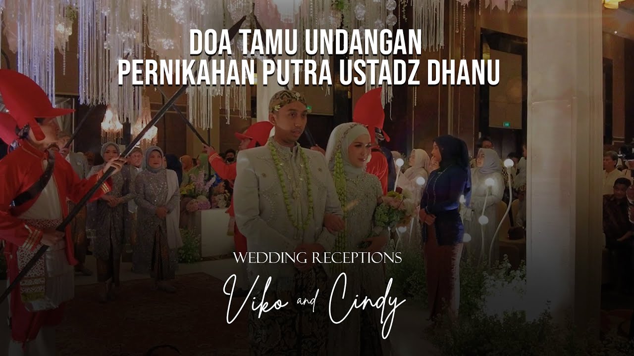 Inilah Kemegahan pernikahan putra Ustadz Dhanu dilengkapi taburan doa para undangan
