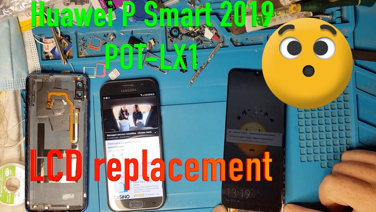 Huawei P Smart  2022 POT  LX1 lcd replacement YouTube