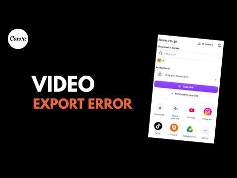 How to Fix Canva Video Export Stuck at 99% (Easy Step-by-Step Fix)