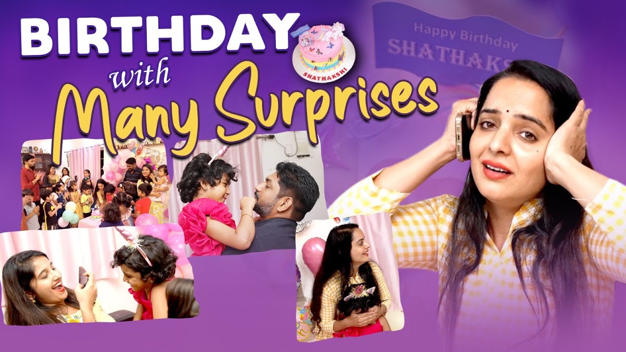 Birthday Full of Surprises | నాన్న వచ్చారోచ్ | Cycle Gift | Cake | Muwingz | Vlog | Roopa's World