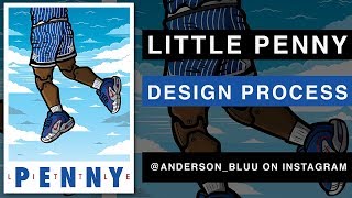 Video zum Kunstprozess der Little Penny Sneaker mit Anderson Bluu