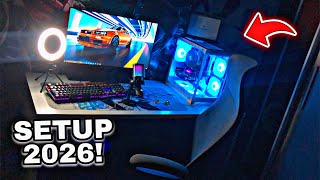 TOUR PELO MEU SETUP GAMER CUSTO BENEFÍCIO 2026! 🤩