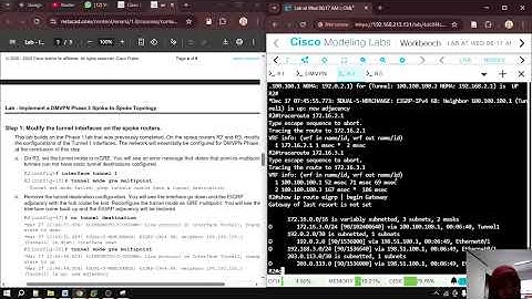 19.1.4 Lab - Implement a DMVPN Phase 3 Spoke-to-Spoke Topology (Fenni Aprilia, 23758011)
