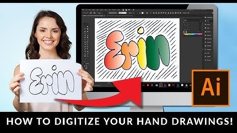 How To Vectorize A Hand Drawing in Adobe Illustrator Using Image Trace