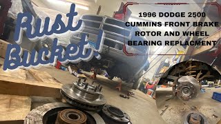 96 12 Valve Cummins Front Brakes and Wheel Bearing Replacement | Talbot Industries