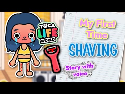 Toca Life My First Time Shaving! She shaves her legs for the first time!