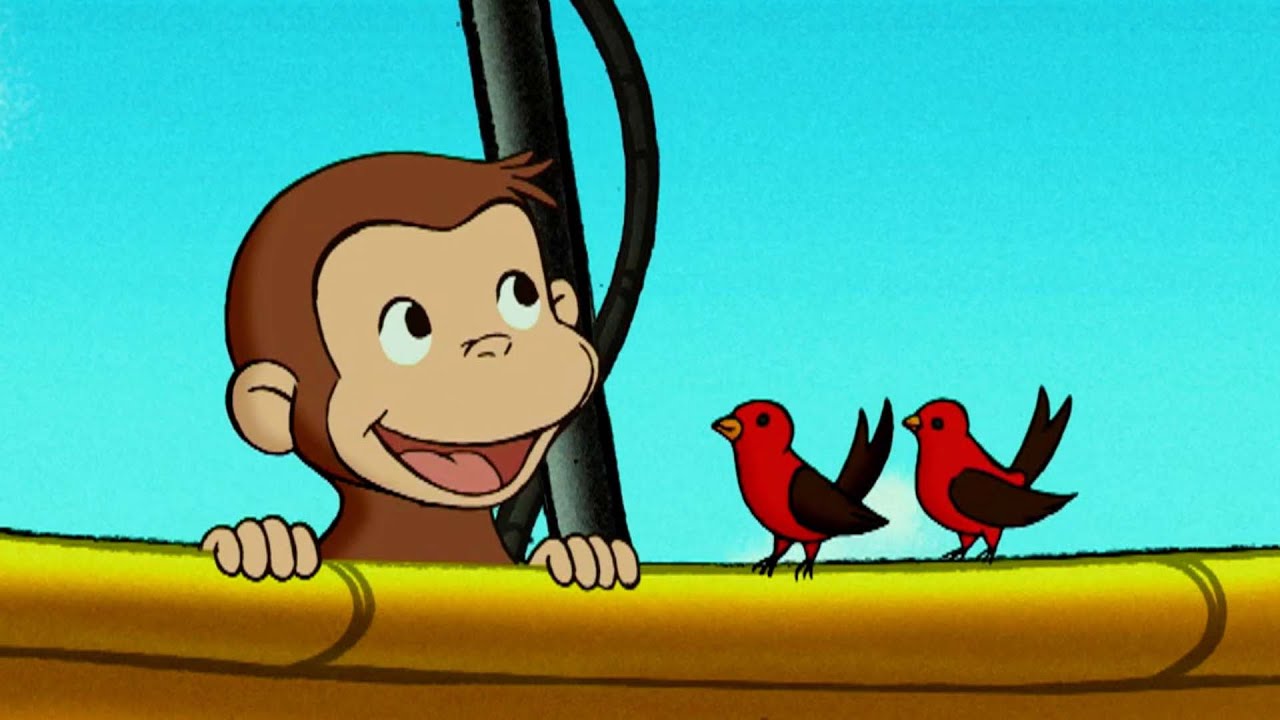 おさるのジョージ ジョージは上へ、上へ、そして遠くへ 🐵 おさるのジョージ - YouTube