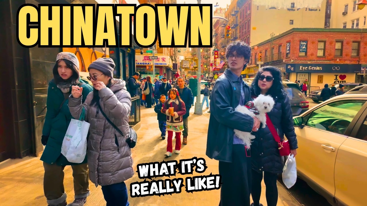 Exploring Manhattan's CHINATOWN Neighborhood in NYC | Canal Street