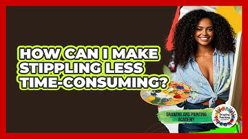 How Can I Make Stippling Less Time-consuming? - Drawing and Painting Academy