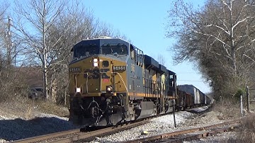 CSX ES40DC 5456 w/ Neat K5LA Leads Local M779-10 on 3/10/22