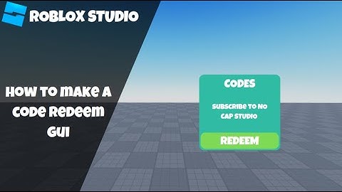 How to make a Code Redeem GUI in Roblox! (Roblox Studio Scripting Tutorial 2023)