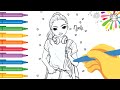 🎨 Coloring with 36 Fine Markers | New TOP Model Coloring Book! 🌟 First Character: Nyela