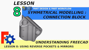 Understanding FreeCAD Lesson 8: Making a Connection Block | Part Design | Beginners Tutorial